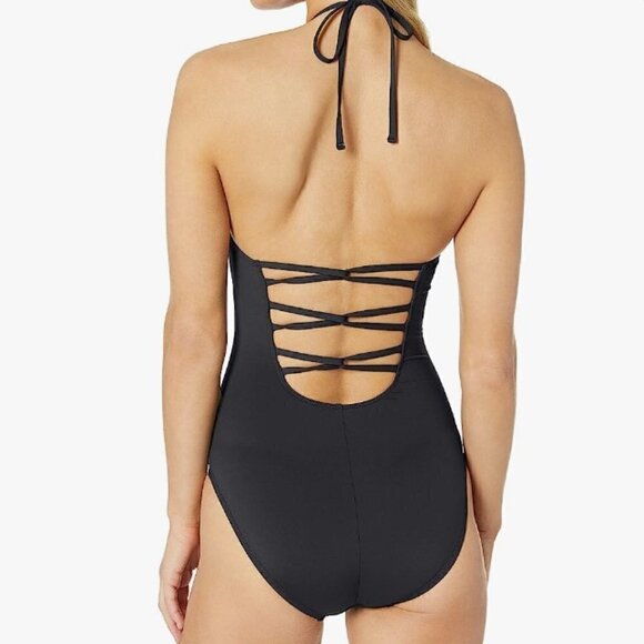 La Blanca Island Goddess Scoop Front One Piece Swimsuit - Picture 5 of 6